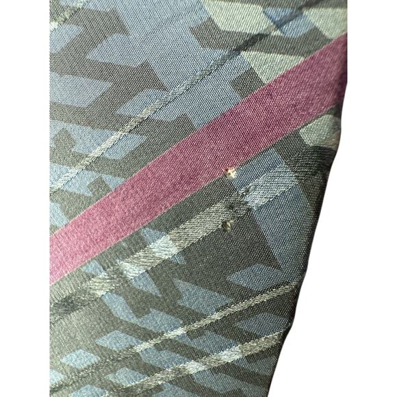 608. Yves Saint Laurent Blue/Purple Neck Tie - Classic Style - Picture 6 of 8